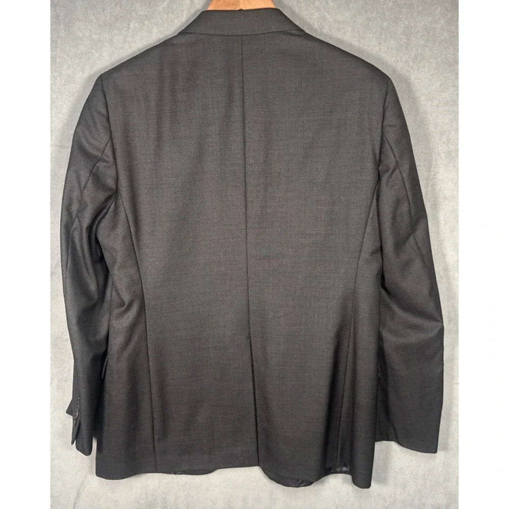 Brooks Brothers Fitzgerald 1818 Charcoal Gray Blazer Jacket 40 Short Saxxon USA